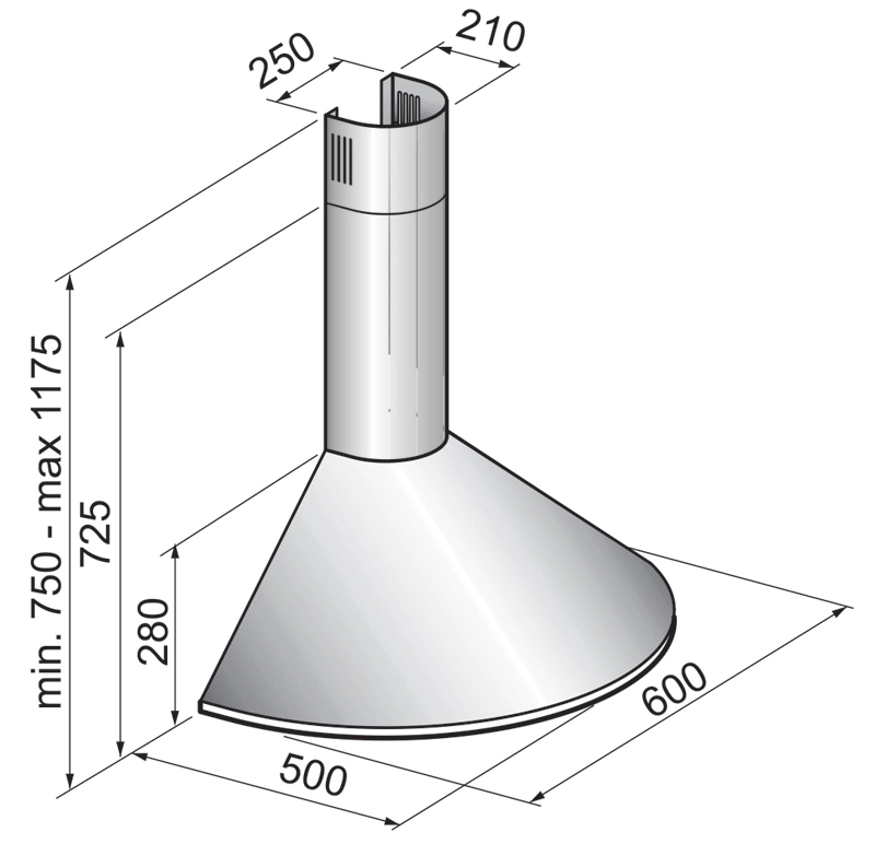 Вытяжка Korting KHC 6930 RI