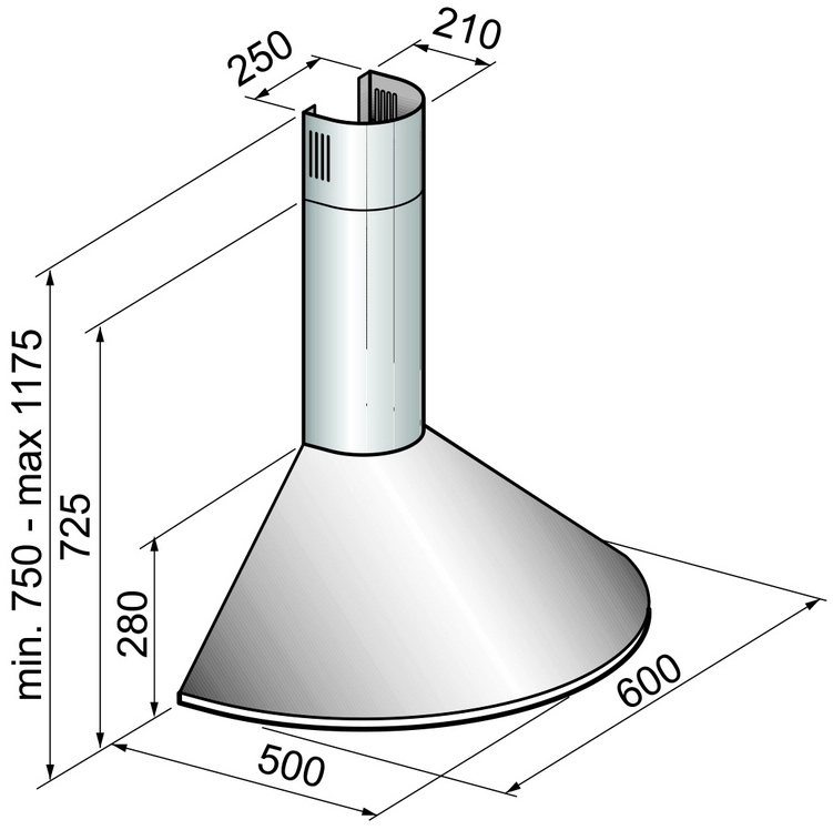 Вытяжка Korting KHC 6930 RN