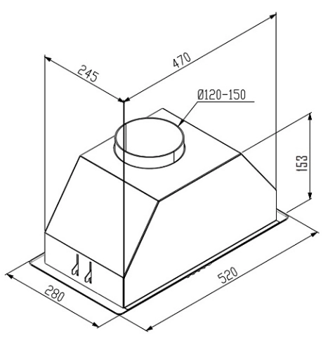 Вытяжка Korting KHI 6416 N