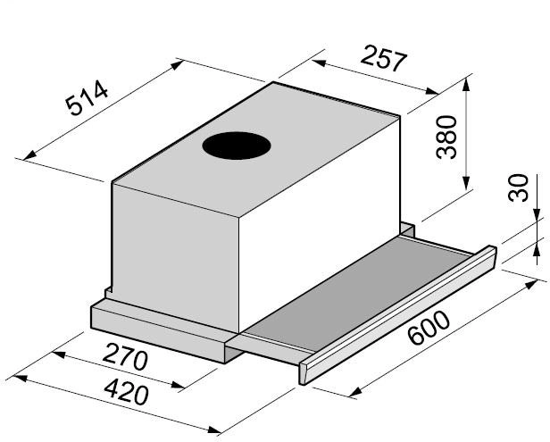 Вытяжка Korting KHP 6772 X