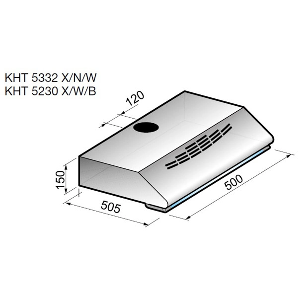 Вытяжка Korting KHT 5230 W