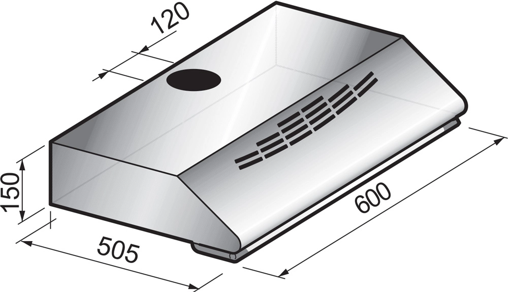 Вытяжка Korting KHT 6230 W