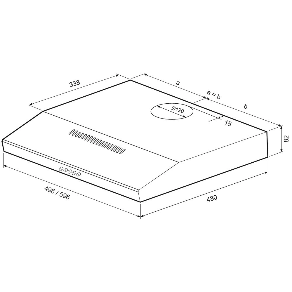 Вытяжка Krona Ermina 500 PB (Inox)