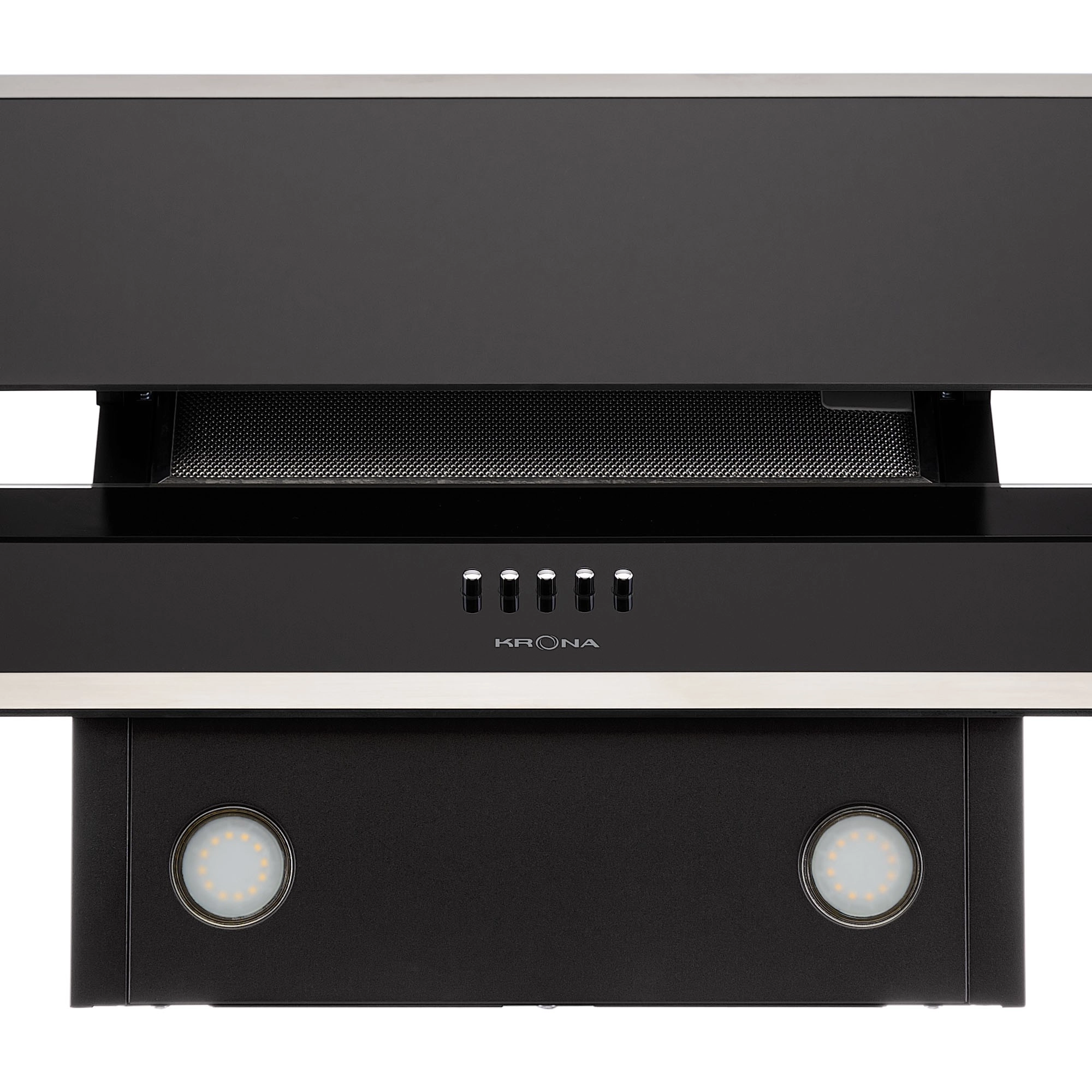 Вытяжка Krona Irida 600 Black Push Button