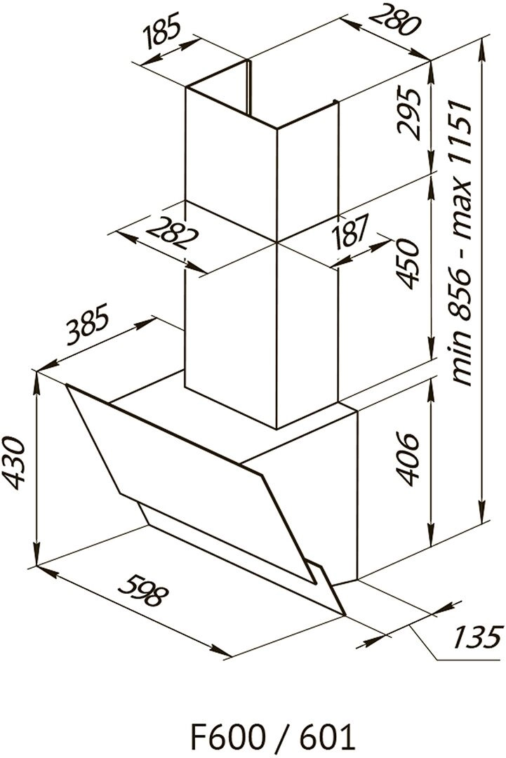 Вытяжка Kuppersberg F 600 BX