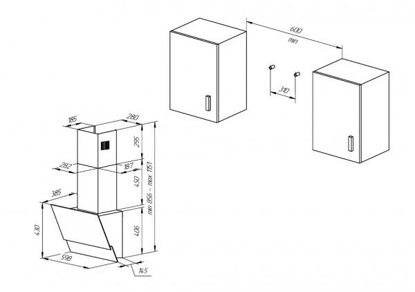 Вытяжка Kuppersberg F 612 B