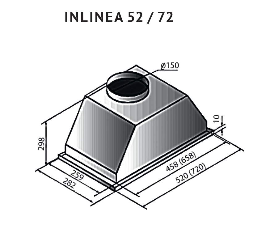 Вытяжка Kuppersberg INLINEA 52 Beige