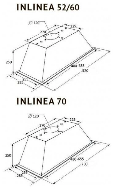 Вытяжка Kuppersberg INLINEA 70 CX