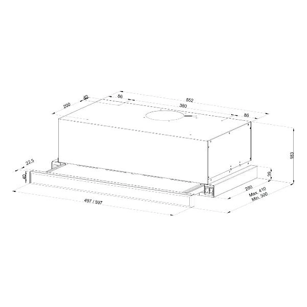 Вытяжка Kuppersberg Slimlux 60 BX