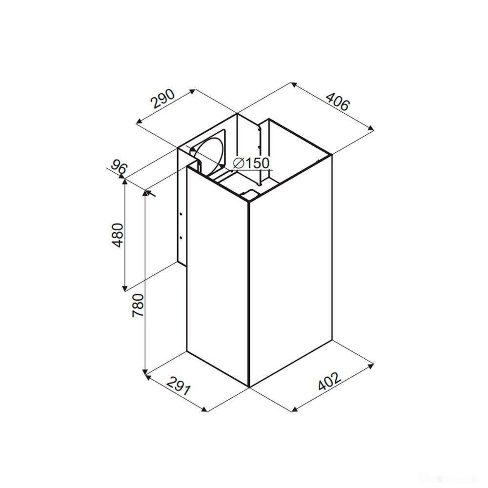 Кухонная вытяжка Maunfeld Bath Plus 402 (черный)