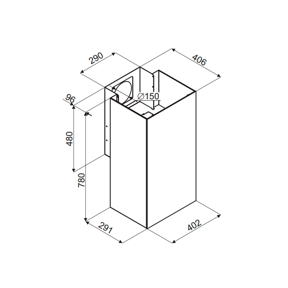 Кухонная вытяжка Maunfeld Bath Plus 402IL (чёрный)