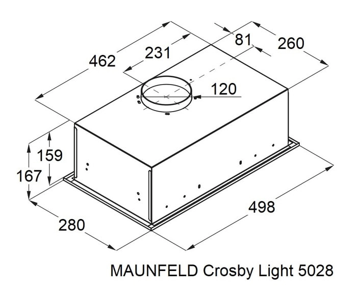 Вытяжка Maunfeld Crosby Light 5028 белый