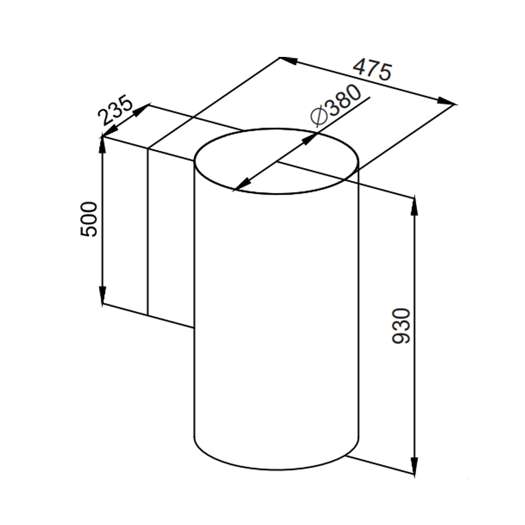 Кухонная вытяжка Maunfeld Lee Wall sensor 39 (белый)