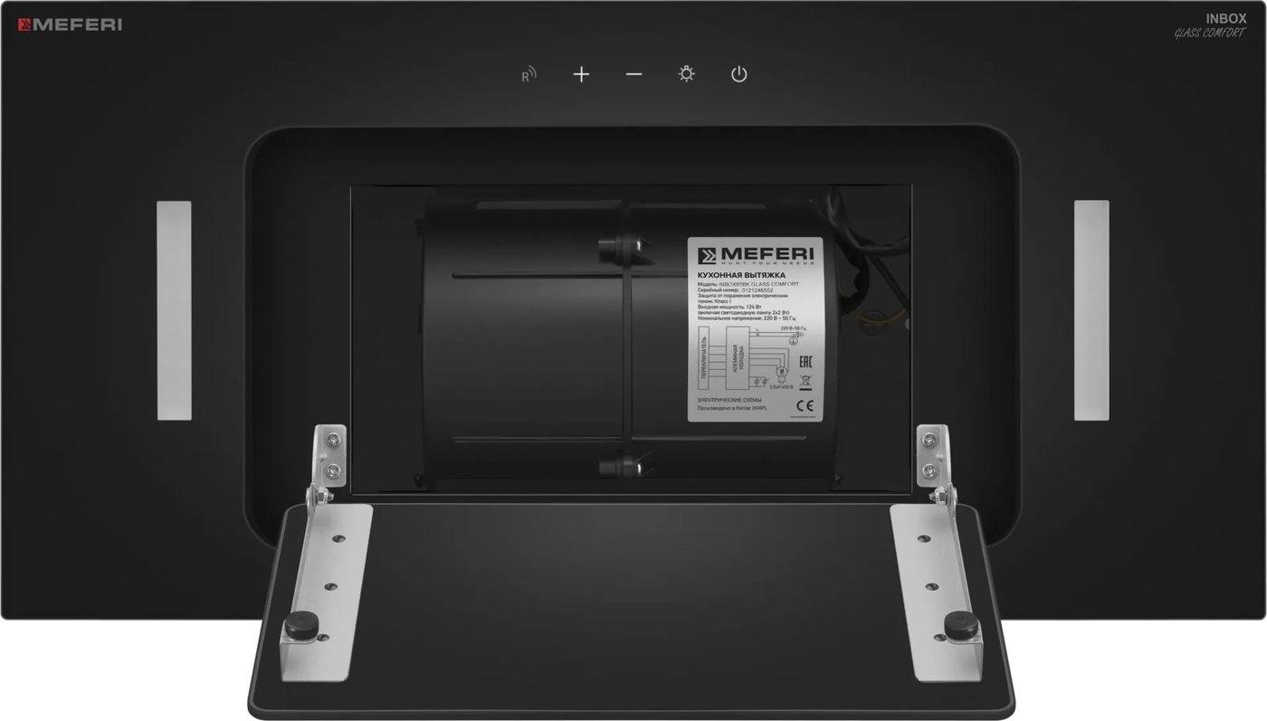 Вытяжка Meferi INBOX60BK Glass Comfort