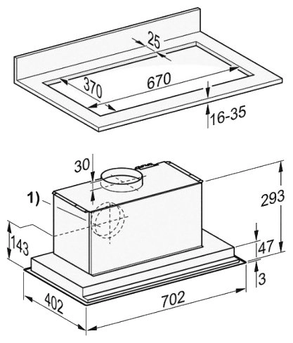 Вытяжка Miele DA 2578