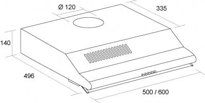 Вытяжка Pyramida WH 20-60 WH