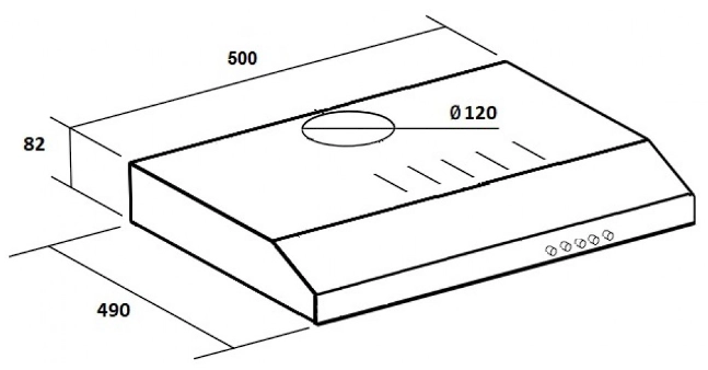 Вытяжка Schtoff C1-T500 X