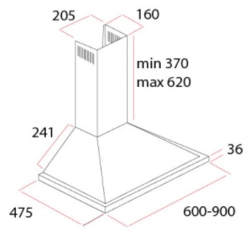 Вытяжка Schtoff Haus 60 white