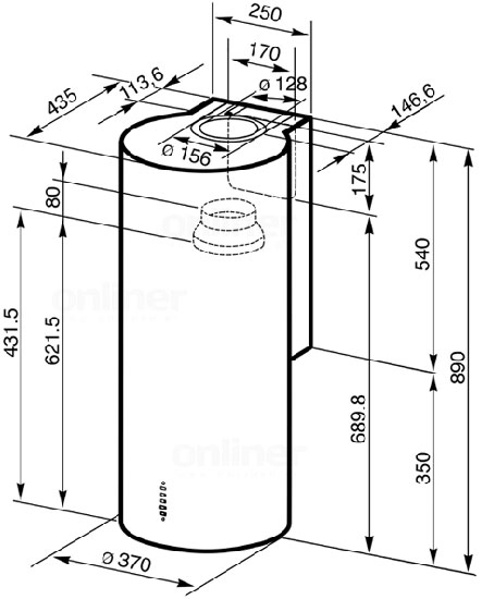 Вытяжка Smeg KR 37 X