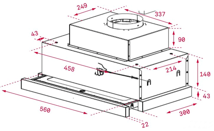 Вытяжка Teka CNL 6815 Plus