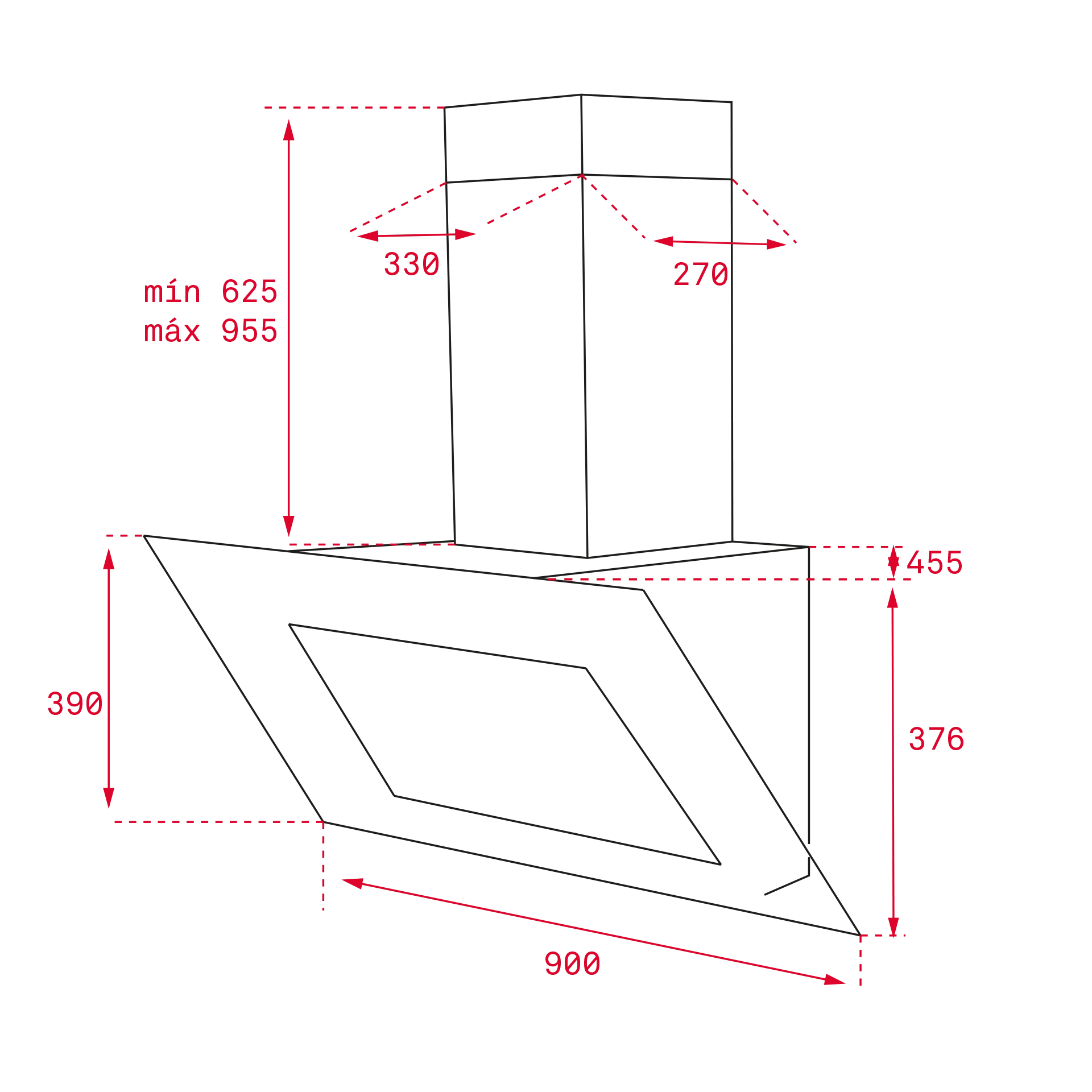 Кухонная вытяжка Teka DLV 985 LONDON BRICK