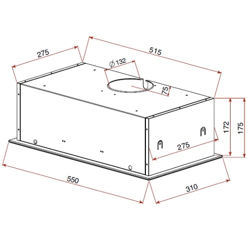 Вытяжка Teka GFG2 inox