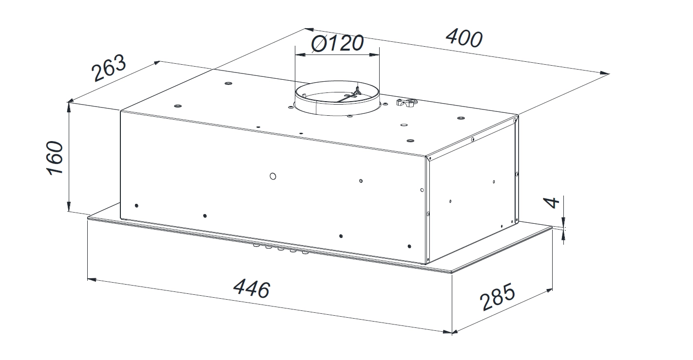 Вытяжка Weissgauff Aura 450 WH