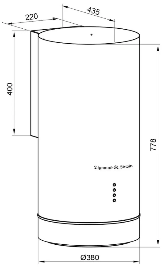 Вытяжка Zigmund & Shtain K 013.4 B