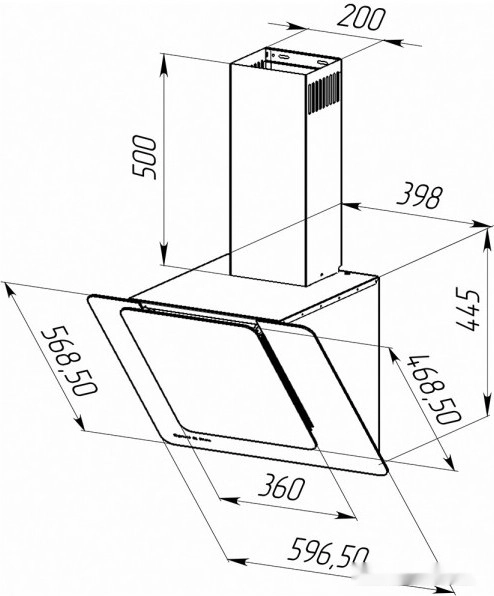 Кухонная вытяжка Zigmund & Shtain K 150.6 W