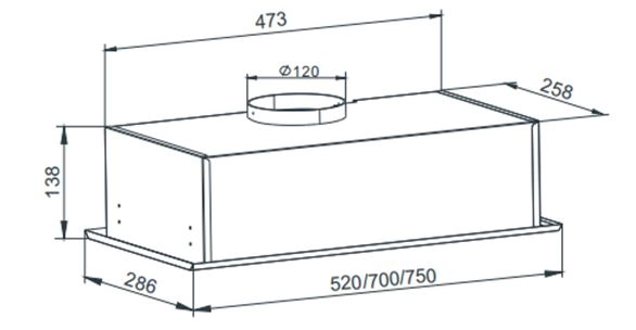 Кухонная вытяжка ZorG Technology CLASSICO 850 52 M белая