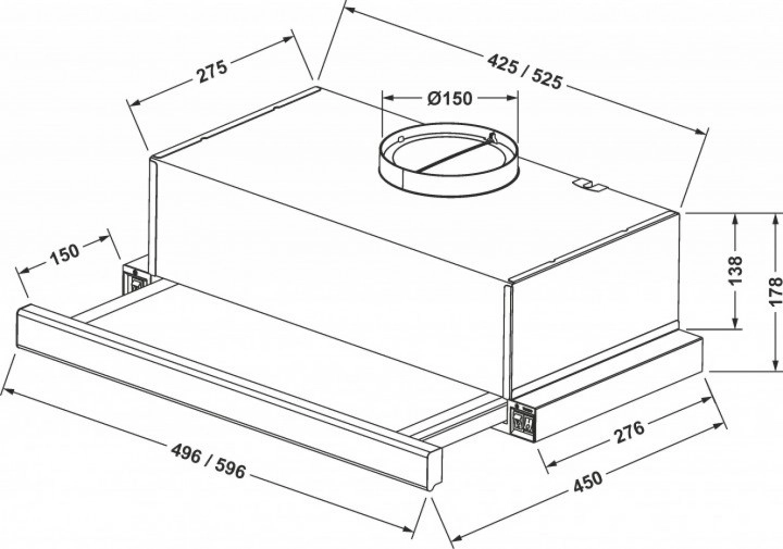 Вытяжка ZorG Technology Kleo (TL) 700 50 белая