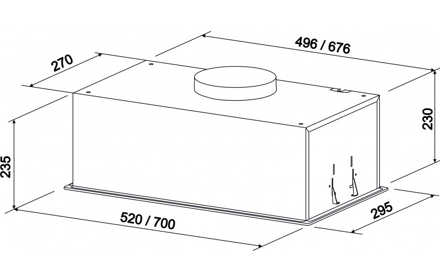 Вытяжка ZorG Technology Stella 1200 70 S черная