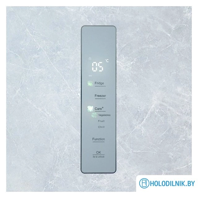 Четырёхдверный холодильник CENTEK CT-1742 White Stone