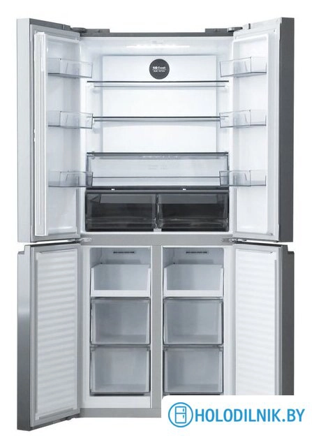 Четырёхдверный холодильник CENTEK CT-1744 Red