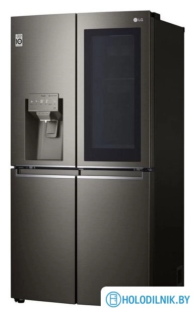 Многодверный холодильник LG DoorCooling+ InstaView Door-in-Door GR-X24FMKBL