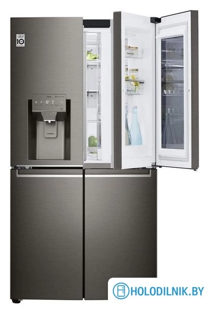 Многодверный холодильник LG DoorCooling+ InstaView Door-in-Door GR-X24FMKBL