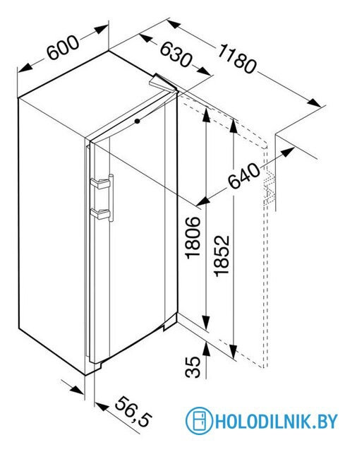 Однокамерный холодильник Liebherr SKesf 4240 Comfort