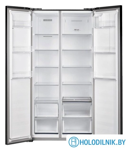 Холодильник side by side MAUNFELD MFF191NFBG Matt Inverter