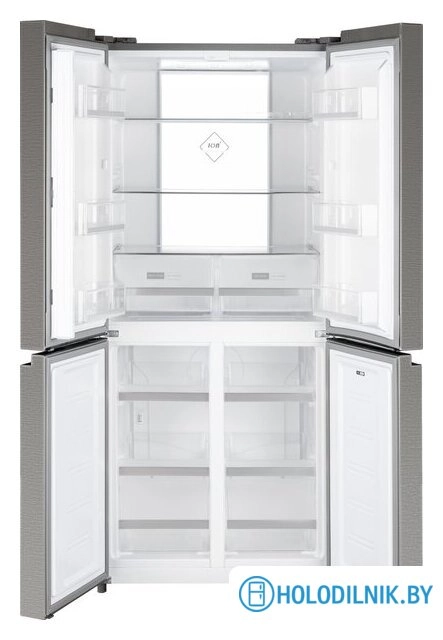 Четырёхдверный холодильник Weissgauff WCD 450 X NoFrost Inverter