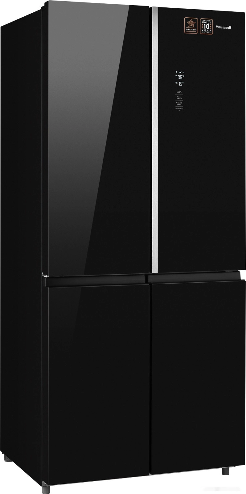 WCD 590 Nofrost Inverter Premium Biofresh Black Glass