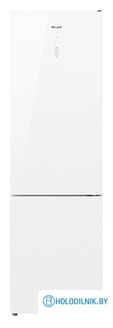 Холодильник Weissgauff WRK 1850 D Full NoFrost White Glass