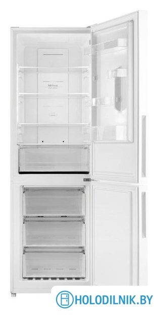 Холодильник Weissgauff WRK 1850 D Full NoFrost White Glass