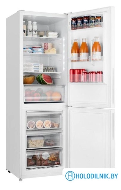 Холодильник Weissgauff WRK 1850 D Full NoFrost White Glass