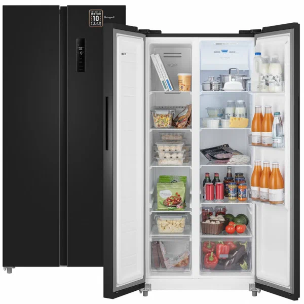 WSBS 500 Inverter NoFrost Black Glass