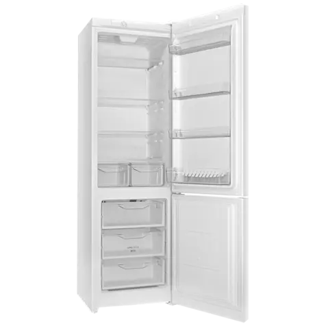 Холодильник Indesit DS 320 W, вид с открытыми дверьми