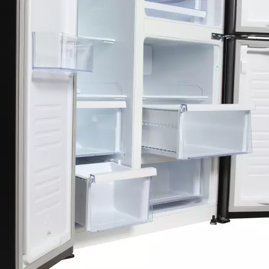 Холодильник side by side Hyundai CS5073FV (графит)