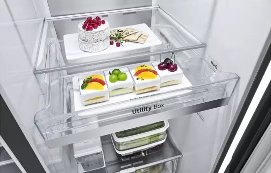 Холодильник (Side-by-Side) LG GC-L257CBEC