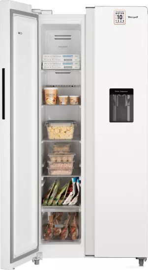 Холодильник side by side Weissgauff WSBS 600 W NoFrost Inverter Water Dispenser