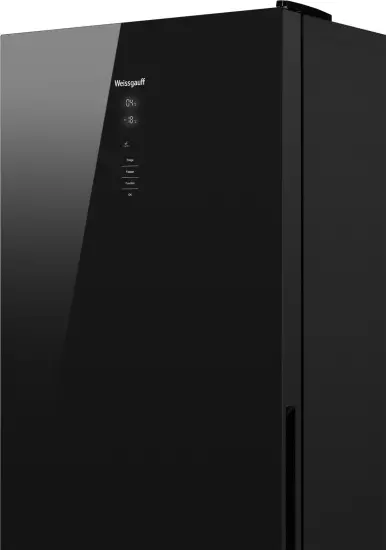 Холодильник Weissgauff WRK 1850 D Full NoFrost Inverter Black Glass