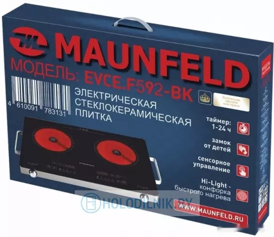 Настольная плита Maunfeld EVCE.F592-BK